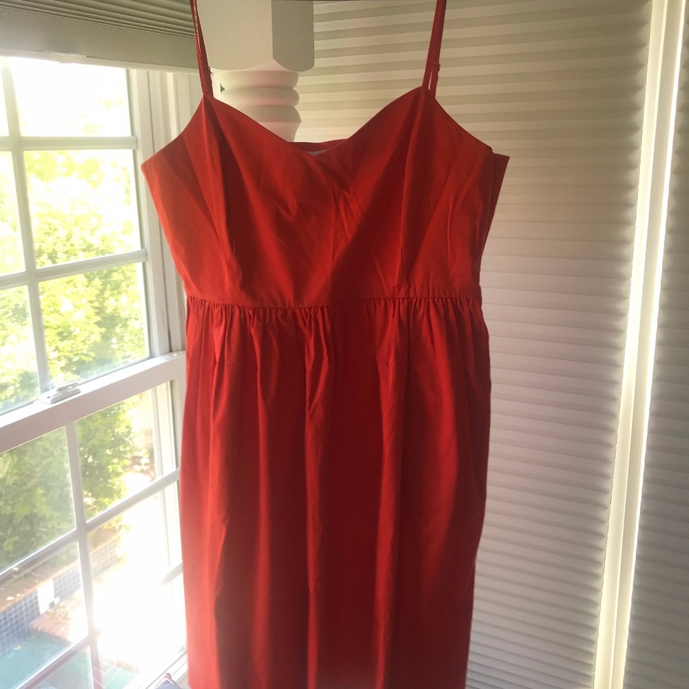 Reddish Orange Gap Dress